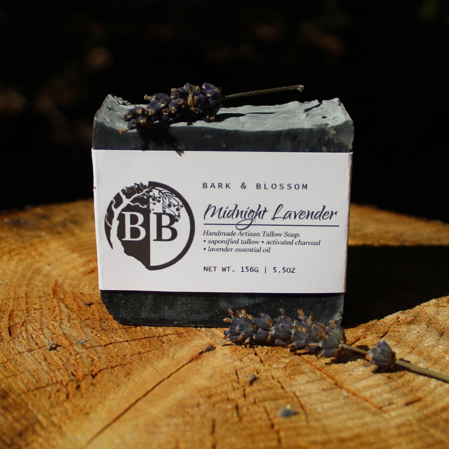 Midnight Lavender Tallow Soap