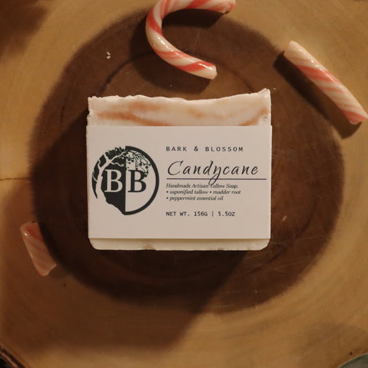Candycane Tallow Soap