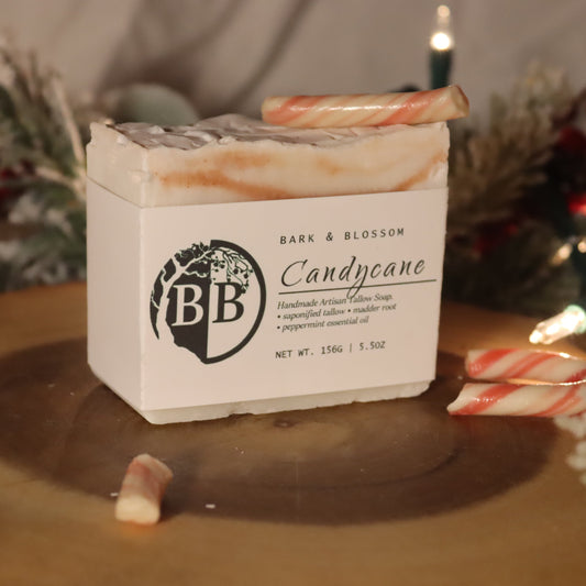 Candycane Tallow Soap